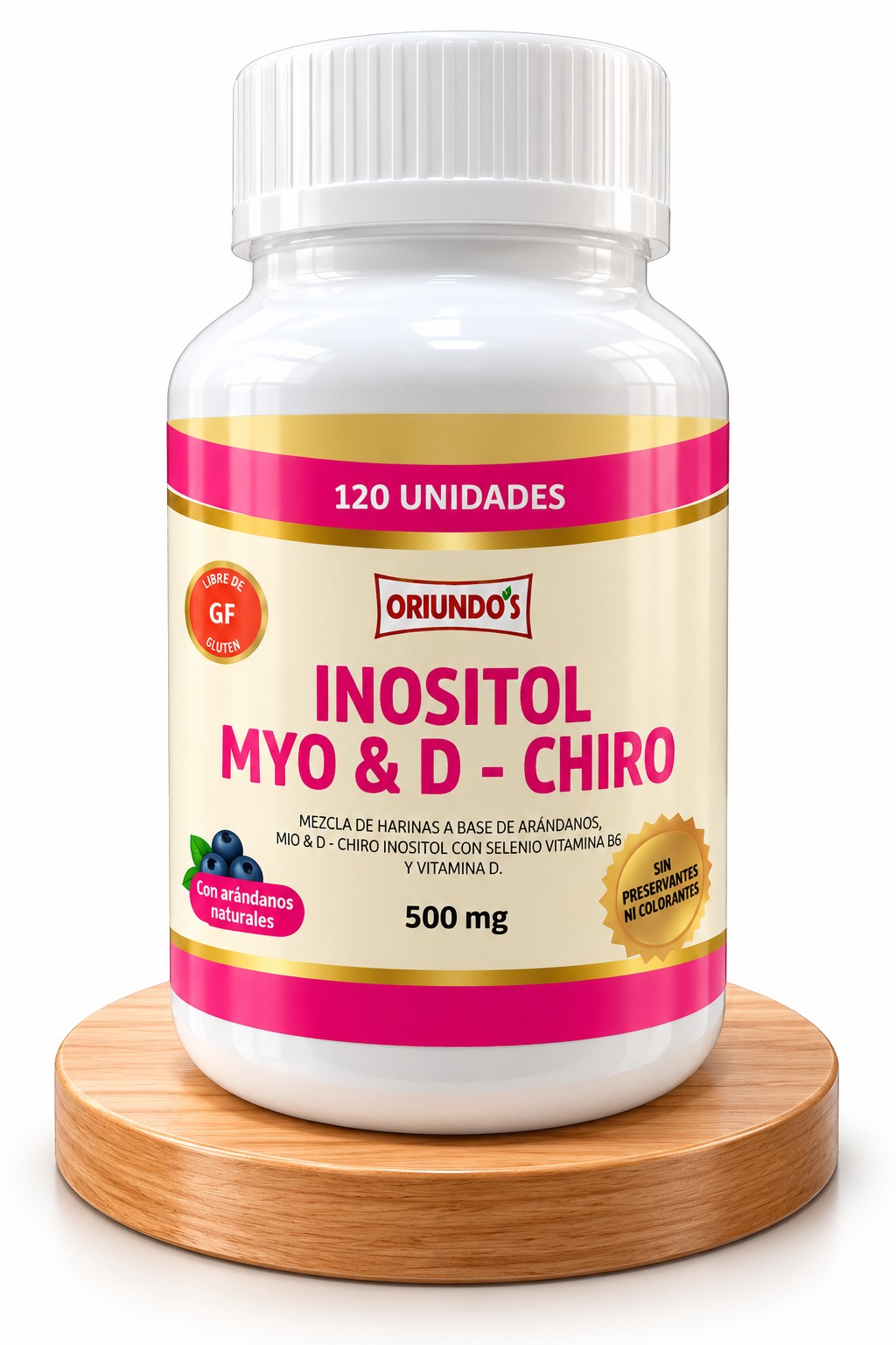 INOSITOL MYO Y D CHIRO CAP X 120